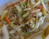創味のつゆでパパッと焼きうどん作り方3写真