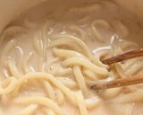 ☆明太豆乳クリームうどん☆作り方3写真
