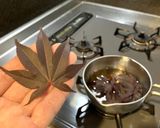 イロハモミジの抽出液で作る冷かけうどん作り方4写真