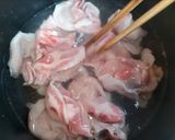 夏の夕飯簡単昼食胡瓜豚しゃぶゴマダレ素麺作り方3写真