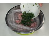 豚ひき肉と大葉のちくわの肉詰め★動画あり作り方5写真