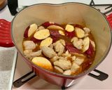 さつまいもと鶏肉のピリ辛煮♪作り方3写真