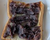 ギルティ💜山盛りバターあんこトースト作り方1写真