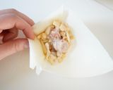 白ごま兜春巻き作り方7写真