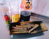＊マテ貝のゴマ油めんつゆ焼き＊作り方1写真