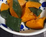 レンチンでカボチャの煮物作り方5写真