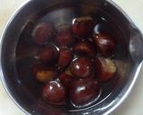ほっこり旬の味 絶品栗の渋皮煮：美味！！作り方1写真