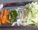 シンプルな焼きうどん作り方1写真