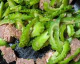 ゴーヤとコンビーフのカレー炒め作り方3写真