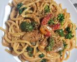 ༺コク旨🧡クリ〜ミィ焼きそば麺༻パスタ風作り方6写真