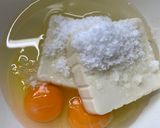 ホケミと豆腐で作る簡単ヘルシーパン作り方1写真