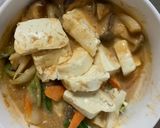 お一人様クリーミーロコモコ味豆腐野菜炒め作り方21写真