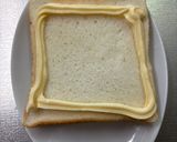 卵と焼きそばマヨトースト！作り方1写真