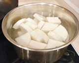 鶏ももと大根の煮物作り方1写真