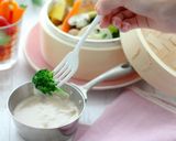 味噌とクルミで作る濃厚和風バーニャカウダ作り方4写真