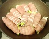 白菜の豚薄切り肉ロールと白菜のタレ作り方3写真