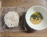 のりたまと韓国海苔ふりかけのおにぎり作り方2写真