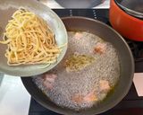 ゆず胡椒の海苔クリームパスタ作り方2写真
