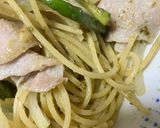 簡単　アスパラと豚肉のバジルソースパスタ作り方11写真