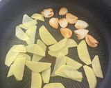 イカと小松菜のガリバタポテト作り方5写真