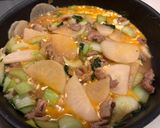 豚肉とだいこんとちんげん菜のさっぱり炒め作り方9写真
