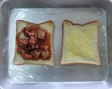 【主食・主菜・副菜】焼き鳥缶de照り焼きサンド作り方3写真