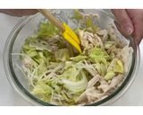 鶏肉と蓮根の塩キャベツサラダ★動画あり★作り方28写真