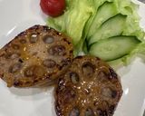 栄養満点‼︎椎茸大葉 レンコンのはさみ焼き作り方7写真