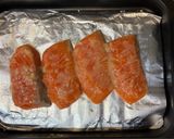 鮭の味噌チーズ焼き作り方3写真
