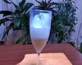 3層の美しい魔法♪甘酒アイスカフェラテ🥂作り方2写真