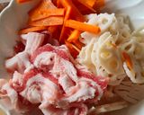 簡単夕食♪昼食♪蓮根♪お弁当♪丼作り方1写真