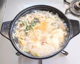 水菜と豆富の鯖缶鍋作り方9写真