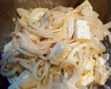 玉ねぎの焼きたらこ和え作り方4写真