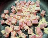 簡単★おにぎりの具「ベーコンおかか」作り方2写真