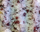炊いたご飯に水煮小豆の後混ぜ赤飯作り方6写真