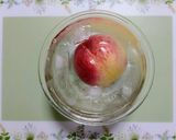 暑い日の夕飯！さっぱり桃トマトサラダ副菜作り方5写真