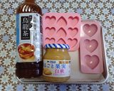 冷たい🩷白桃ジャム氷入りウーロン茶🍑✨作り方1写真