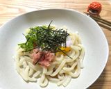 火を使わない 簡単⭐︎ たらバタうどん作り方6写真