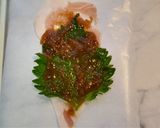 梅肉ソースで挟んだ大葉&チーズの豚巻き作り方2写真