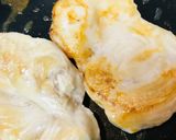 鶏肉の薄切りステーキ●えのきおろしソース作り方2写真