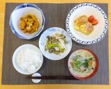 かぼちゃとれんこんのきな粉和え作り方3写真