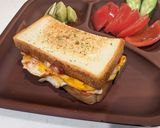 朝食☆ホットサンド(エッグ＆チーズ)作り方8写真