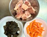 豆活♪大豆・鶏肉・昆布・にんじんの煮物作り方5写真