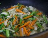 野菜たっぷり沖縄カツ丼作り方7写真