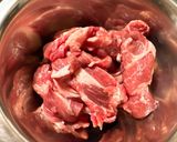 ラム肉と大盛り野菜のジンギスカン風炒め作り方1写真