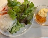 春野菜のサラダ🥬スイートチリマヨソース🌶️作り方1写真