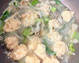 鶏団子の酸辣湯風作り方4写真