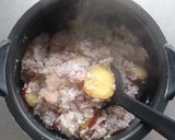ベーコン・クリチの洋風さつまいもご飯。作り方5写真