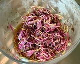 菊の花の酢の物(下茹で〜三杯酢和え)作り方8写真