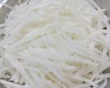 大根と油揚げのパリパリサラダ♬作り方2写真